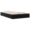 vidaXL Estructura de cama otomana sin colch&oacute;n negro 120x200 cm