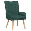 vidaXL sill&oacute;n Verde oscuro 63 x 67 x 94 cm Tela y contrachapado