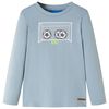 vidaXL Camiseta infantil de manga larga azul claro 128
