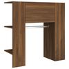 vidaXL Mueble de recibidor madera ingeniería marrón roble 97,5x37x99cm