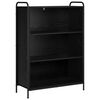 vidaXL Librer&iacute;a 55,5 x 33 x 174 cm Madera de ingenier&iacute;a Roble Negro