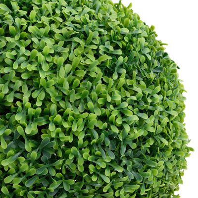 vidaXL Planta de boj artificial forma de bola con maceta verde 71 cm