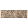 vidaXL Alfombra de cocina Hormig&oacute;n marr&oacute;n 150 x 45 cm 100% Poliamida