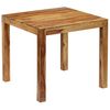 vidaXL Mesa de comedor de madera maciza de acacia 82x80x76 cm