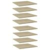 vidaXL Estante estanter&iacute;a 8 uds contrachapada roble Sonoma 40x40x1,5cm
