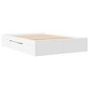 vidaXL Estructura de cama madera de ingenier&iacute;a blanca 120x200 cm