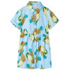 vidaXL Vestido infantil azul 116