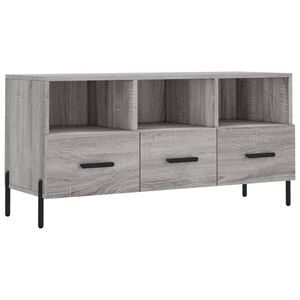 vidaXL Mueble de TV madera de ingenier&iacute;a gris Sonoma 102x36x50 cm