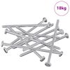 vidaXL Tornillo 800 uds. Plateado M6 x 120 mm Acero