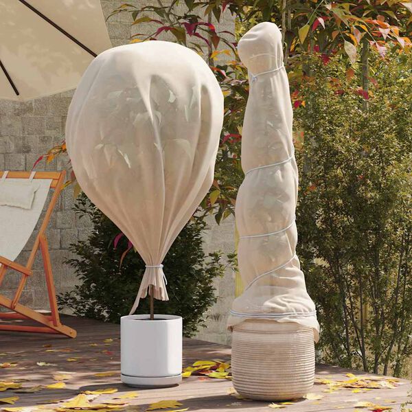 vidaXL Forro de Protecci&oacute;n contra Heladas para Plantas Beige