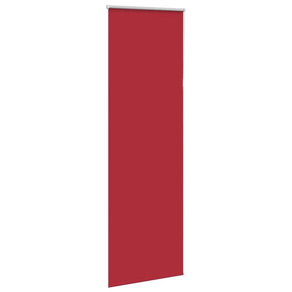 vidaXL Estor Enrollable Opaco Rojo 65x210 cm Tela Ancho 60,7 cm
