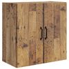 vidaXL Armario de pared Madera envejecida 59 x 31 x 60 cm
