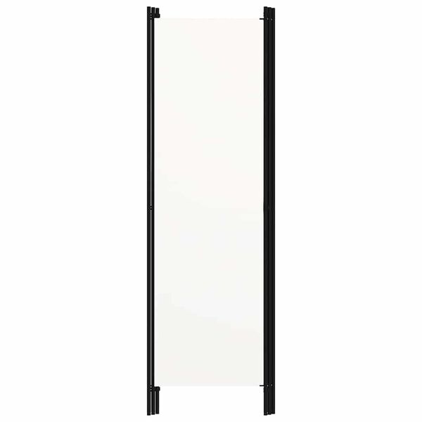 vidaXL Biombo divisor de 3 paneles blanco 150x180 cm