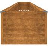 vidaXL Jardinera acero corten 770x50x36 cm
