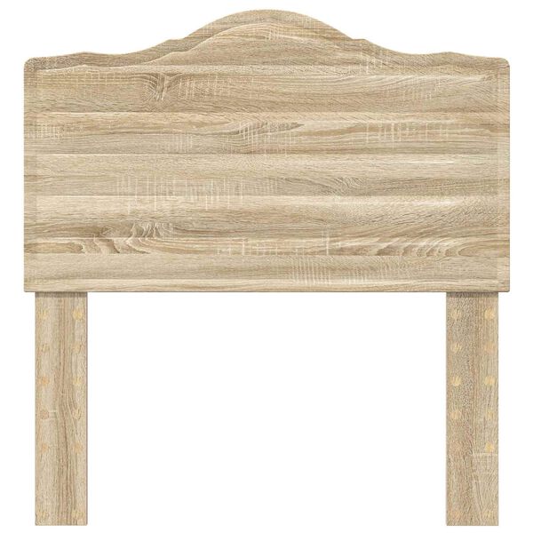 vidaXL Cabecero Roble Sonoma 75 cm Madera contrachapada