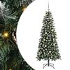 vidaXL &Aacute;rbol de Navidad artificial Verde 150 cm PVC, pl&aacute;stico y acero