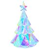 vidaXL &Aacute;rbol de Navidad LED iridiscente prism&aacute;tico Multicolor