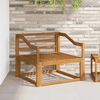 vidaXL Sof&aacute; intermedio de exterior Madera de Acacia S&oacute;lida Natural