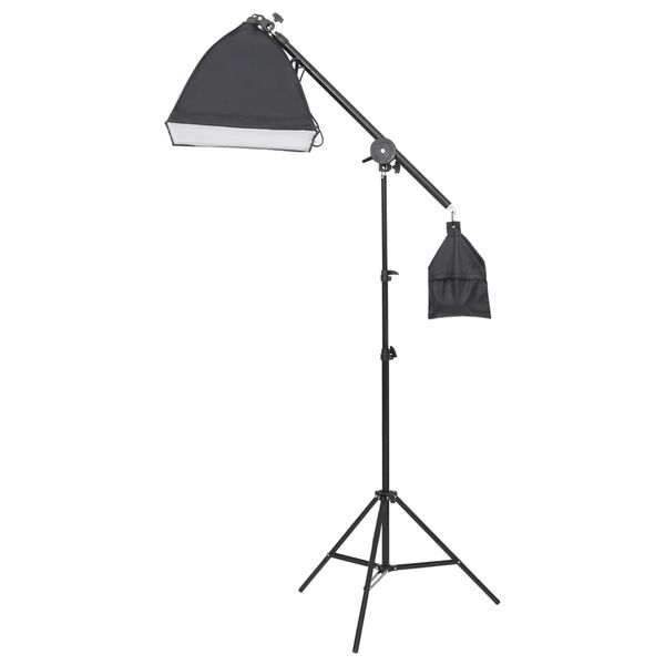 vidaXL Kit de iluminaci&oacute;n de estudio fotogr&aacute;fico con mesa para bodeg&oacute;n