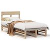 vidaXL Estructura de cama sin colch&oacute;n madera maciza de pino 90x190 cm