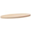 vidaXL Tablero de mesa ovalado madera maciza de pino 60x30x2,5 cm