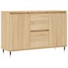 vidaXL Aparador de madera de ingenier&iacute;a roble Sonoma 101,5x35x70 cm