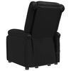 vidaXL Sill&oacute;n de masaje elevable cuero sint&eacute;tico negro