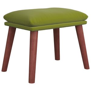 vidaXL Reposapi&eacute;s de terciopelo verde claro 45x29,5x35 cm