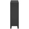 vidaXL Armario met&aacute;lico de estilo industrial 67x35x107 cm negro
