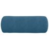 vidaXL Cojines Bolster 2 pcs Azul &Oslash; 25 x 70 cm Tela de pana