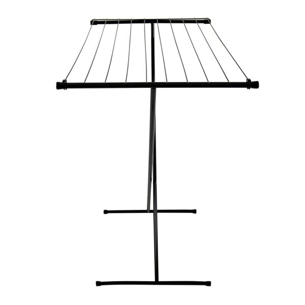 Bo-Camp Tendedero de acero negro 9 m