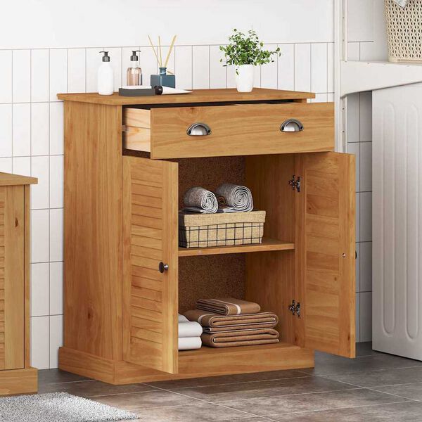 vidaXL Gabinete de Baño VIGO Marrón miel 67.5 x 34 x 80 cm