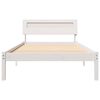 vidaXL Estructura de cama 90 x 200 cm Madera de pino macizo