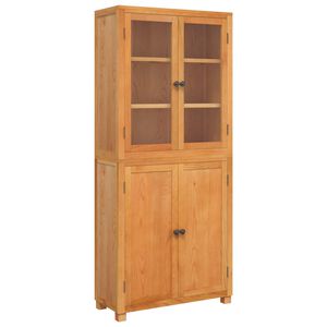 vidaXL Conjunto de Muebles de Almacenaje con estante 2 uds. Natural
