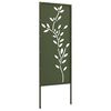 vidaXL Panel Decorativo de Jardín Verde oliva 50 x 140 cm
