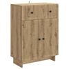 vidaXL Aparador Roble artisan 66 x 34,5 x 90 cm Madera de Ingenier&iacute;a
