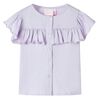 Camiseta infantil color lila 104