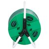 vidaXL Carrete de rollo para manguera de pie PVC verde 20 m