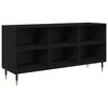 vidaXL Gabinete de TV 103,5 x 30 x 50 cm Roble Negro