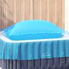 vidaXL Almohada de piscina Azul 400 x 200 x 140 cm PVC
