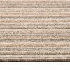 vidaXL Alfombra 20 pcs Beige a rayas 50 x 50 cm 100% Polipropileno
