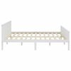 vidaXL Estructura de cama con 2 cajones madera pino blanco 180x200 cm