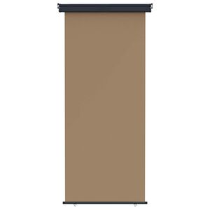 vidaXL Toldo lateral para balc&oacute;n 100% poli&eacute;ster hierro acero
