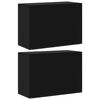 vidaXL Funda muebles jard&iacute;n barbacoa gas 2 uds 6 ojales 180x80x125 cm