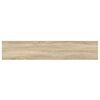 vidaXL Estante flotante de pared MDF roble y blanco 120x23,5x3,8 cm