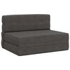 vidaXL Sof&aacute; Cama Plegable Gris oscuro 70 x 72 x 60 cm Tela