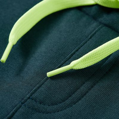Pantalones de chándal infantiles con cordón verde musgo 92