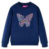 vidaXL Sudadera infantil azul marino 104