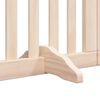 vidaXL Puerta para perros plegable 15 paneles madera de &aacute;lamo 750 cm