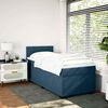 vidaXL Cama box spring con colch&oacute;n terciopelo azul oscuro 80x200 cm